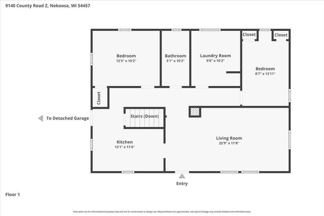 9140 COUNTY ROAD Z, Nekoosa, WI 54457