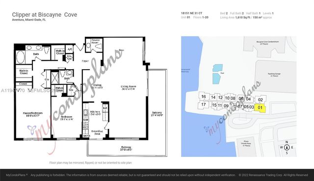 18151 NE 31st Court 301, Aventura, FL 33160