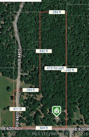 5969 E 620 Road, Locust Grove, OK 74352
