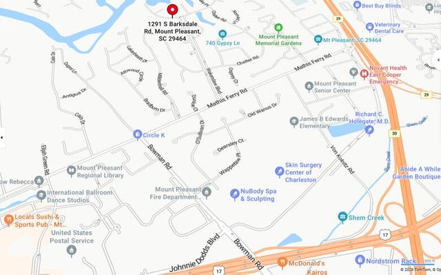 1291 S Barksdale Road, Mount Pleasant, SC 29464