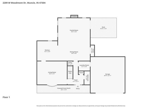 2209 W Woodmont Drive, Muncie, IN 47304