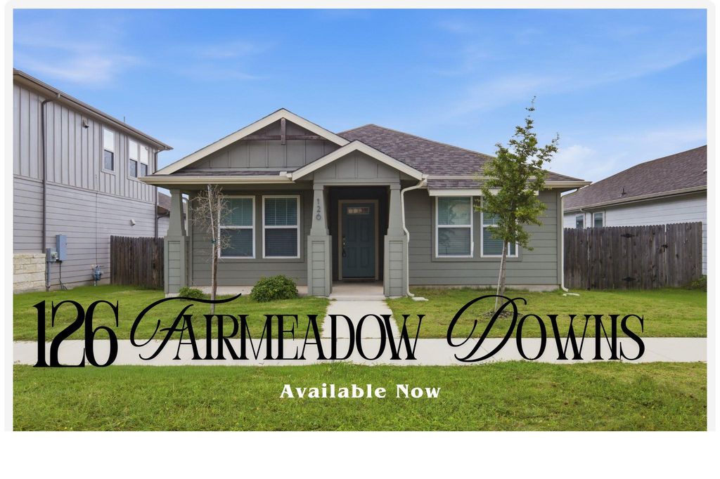 126 Fairmeadow Downs DR, Hutto, TX 78634