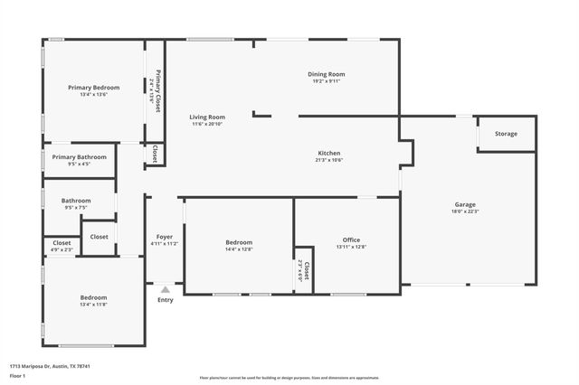 1713 Mariposa DR, Austin, TX 78741