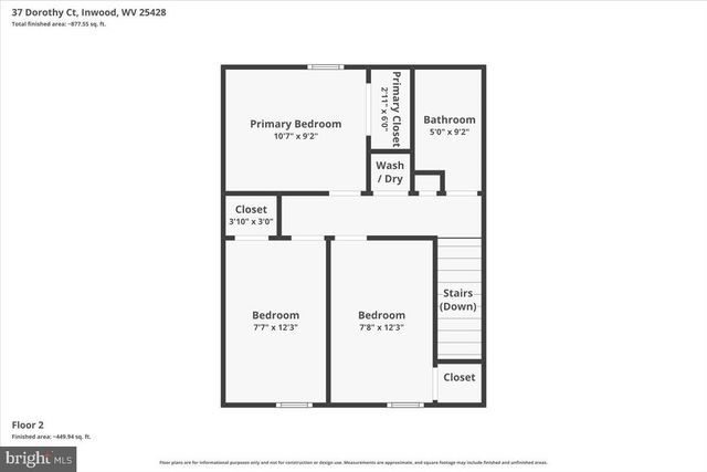 37 DOROTHY CT, Inwood, WV 25428