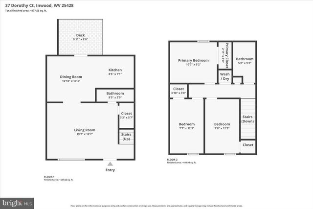 37 DOROTHY CT, Inwood, WV 25428