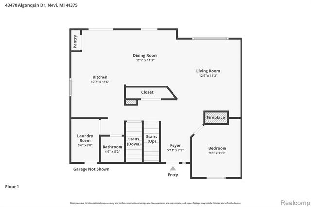 43470 Algonquin Drive, Novi, MI 48375