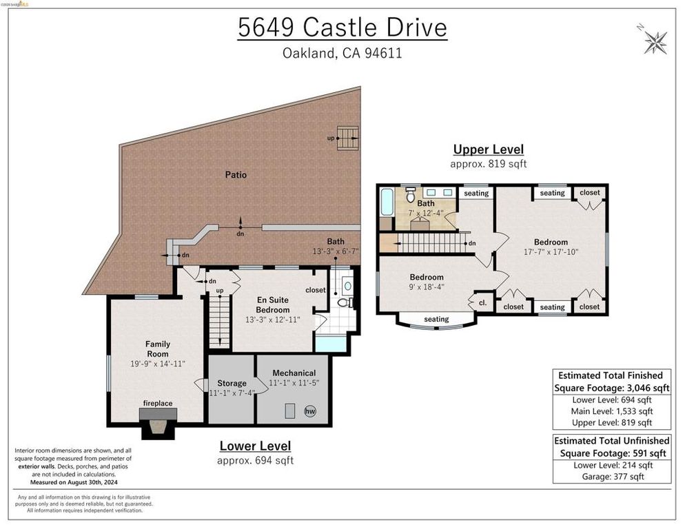 Image 57 of property listing at 5649 Castle Dr., Oakland, CA 94611