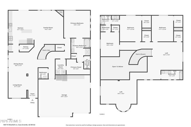 1847 N WESTFALL Lane, Casa Grande, AZ 85122