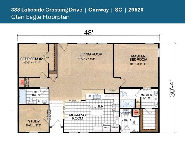 338 Lakeside Crossing Dr., Conway, SC 29526