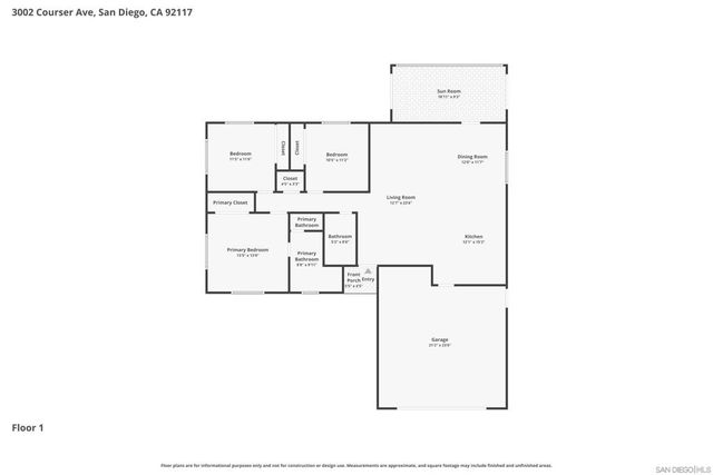 3002 Courser, San Diego, CA 92117