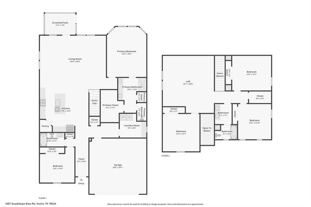 1007 Guadalupe Bass RD, Hutto, TX 78634