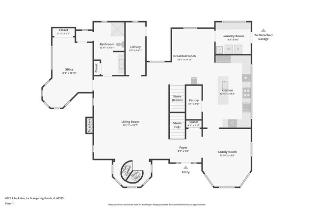 6022 S Peck Avenue, La Grange Highlands, IL 60525