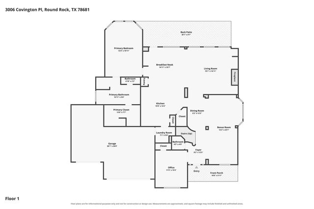 3006 Covington PL, Round Rock, TX 78681