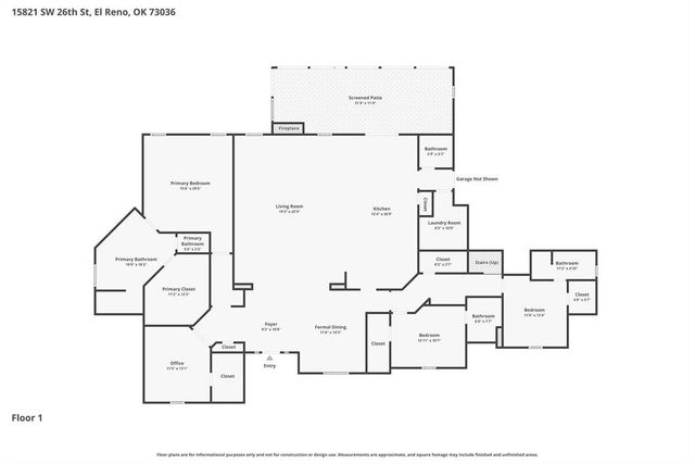 15821 SW 26th Street, El Reno, OK 73036
