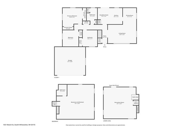 1521 Beech STREET, South Milwaukee, WI 53172
