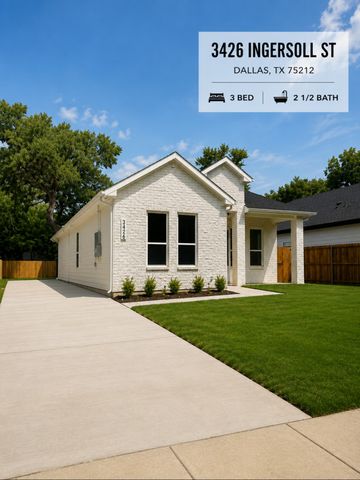 3426 Ingersoll Street, Dallas, TX 75212