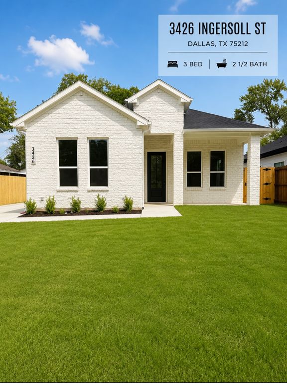 3426 Ingersoll Street, Dallas, TX 75212