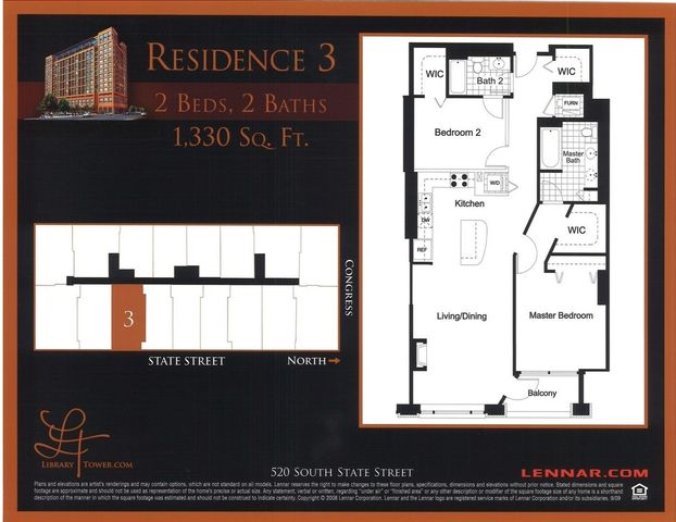 520 S State Street 1503, Chicago, IL 60605