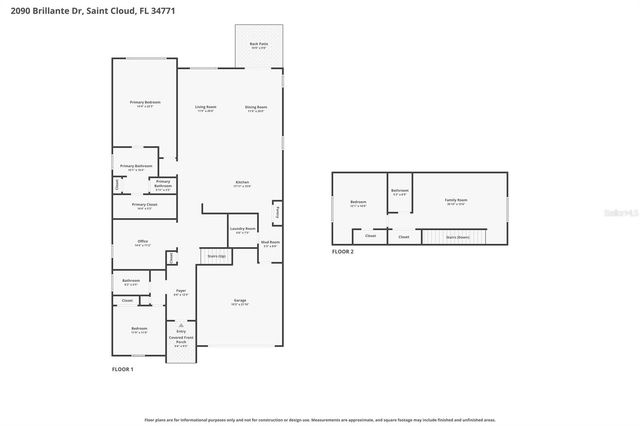 2090 BRILLANTE DRIVE, St Cloud, FL 34771