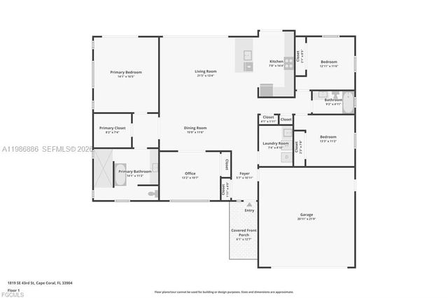 1819 SE 43 Street, Cape Coral, FL 33904