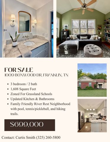 1009 Boxwood Dr, Franklin, TN 37069