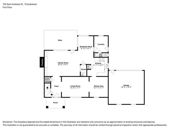 105 Saint Andrews Drive, Friendswood, TX 77546