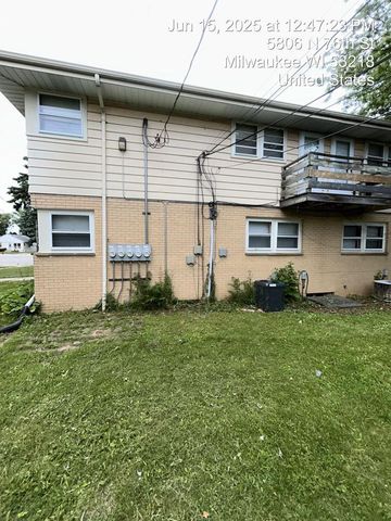 5806 N 76th STREET, Milwaukee, WI 53218