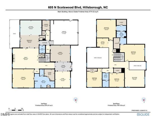 605 N Scotswood Boulevard, Hillsborough, NC 27278