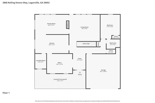 2868 Rolling Downs Way, Loganville, GA 30052