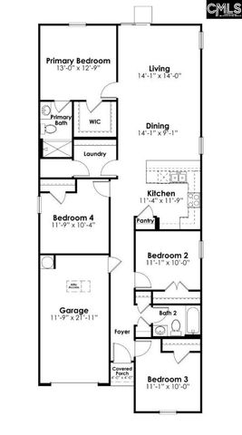589 Edgetree Drive, Hopkins, SC 29061