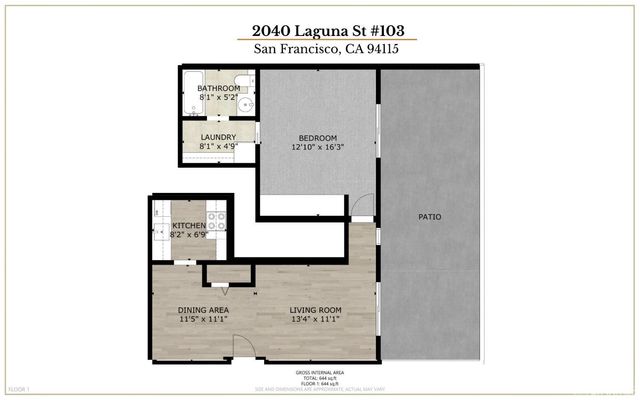 2040 Laguna Street 103, San Francisco, CA 94115