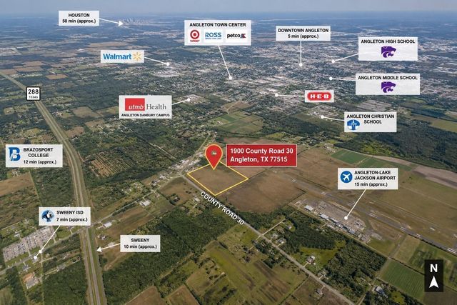 1900 Country Road 30, Angleton, TX 77515