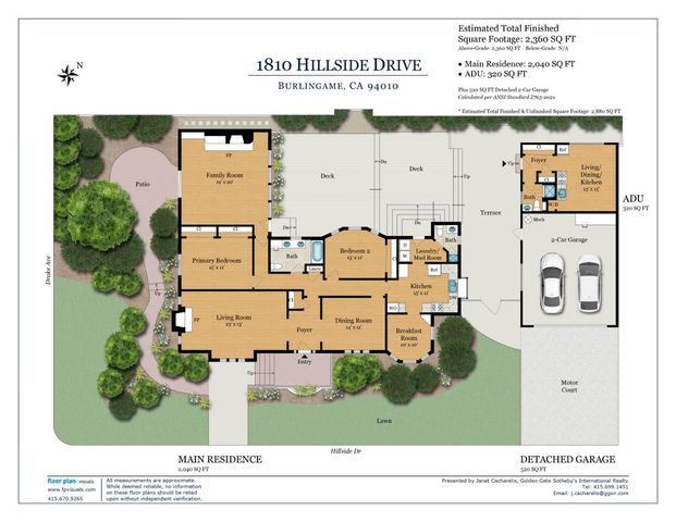 1810 Hillside Drive, Burlingame, CA 94010