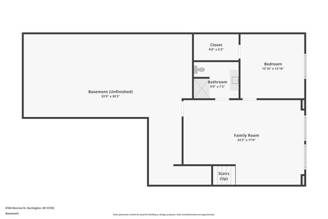 8106 Monroe STREET, Burlington, WI 53105