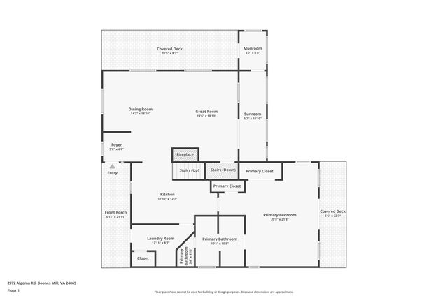 2972 Algoma RD, Boones Mill, VA 24065