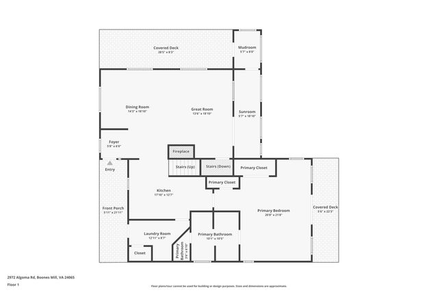 2972 Algoma RD, Boones Mill, VA 24065