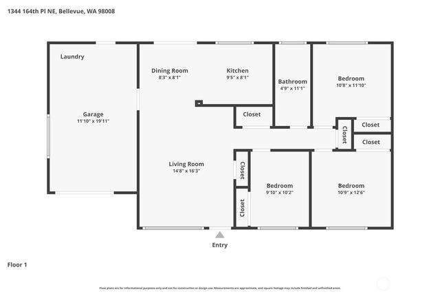 1344 NE 164th Place, Bellevue, WA 98008