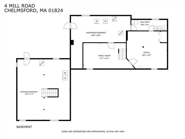 4 Mill Rd, Chelmsford, MA 01824