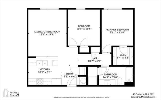 40 Centre St 602, Brookline, MA 02446