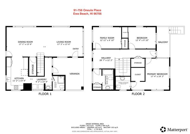 91-756 Oneula Place, Ewa Beach, HI 96706