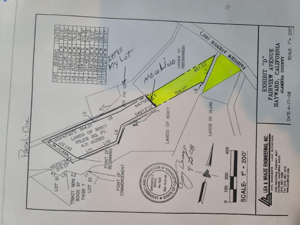 0 Fairview Dr., Hayward, CA 94542