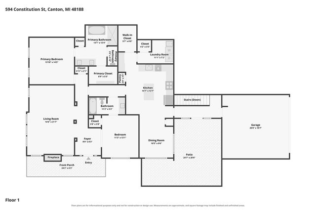 594 Constitution Street, Canton, MI 48188