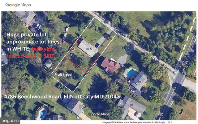 4786 BEECHWOOD RD, Ellicott City, MD 21043