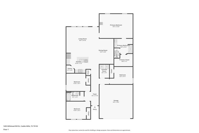 1453 Millstead Rill Drive, Caddo Mills, TX 75135