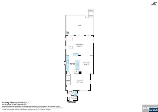 5 Beverly Place, Edgewater, NJ 07020