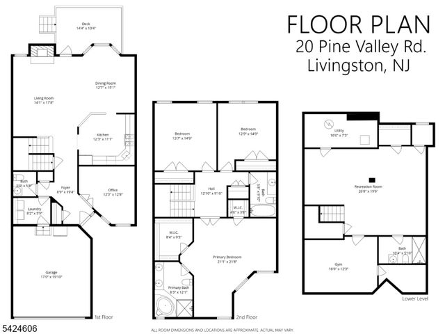 20 Pine Valley Rd, Livingston Twp., NJ 07039
