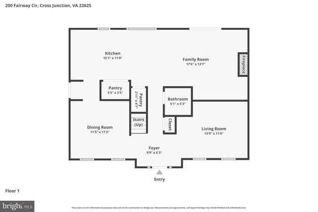 200 FAIRWAY CIR, Cross Junction, VA 22625