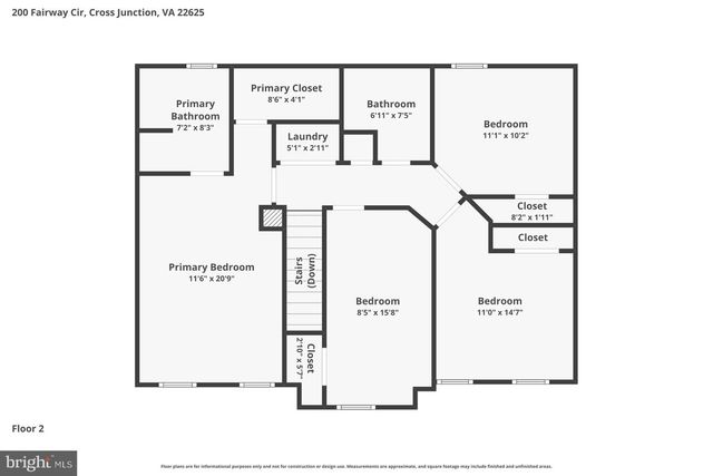 200 FAIRWAY CIR, Cross Junction, VA 22625