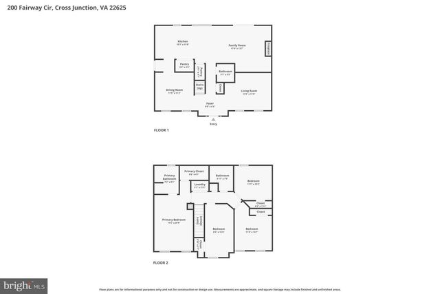 200 FAIRWAY CIR, Cross Junction, VA 22625