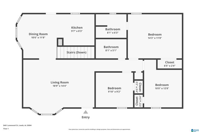 8401 LANEWOOD CIRCLE, Leeds, AL 35094